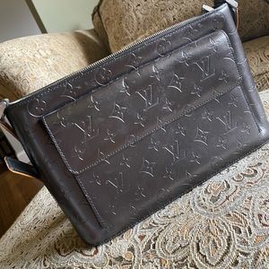 Louis Vuitton Matte Vernis Allston Shoulder Bag